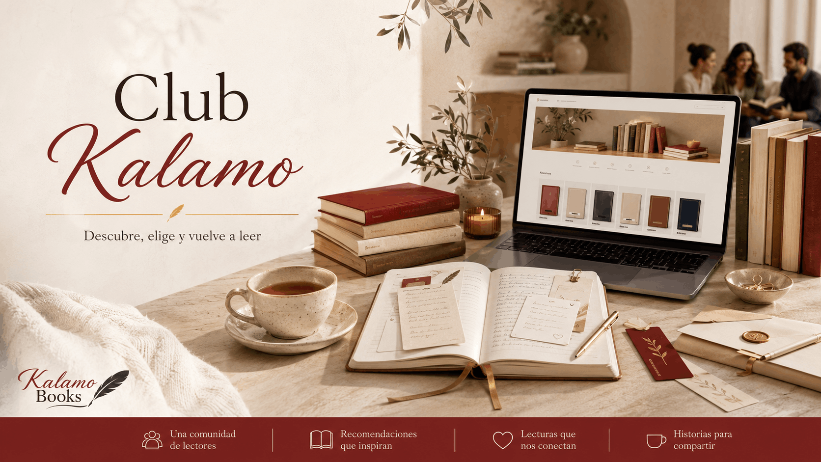 Club Kalamo: una comunidad para lectores que quieren encontrar mejor sus próximos libros