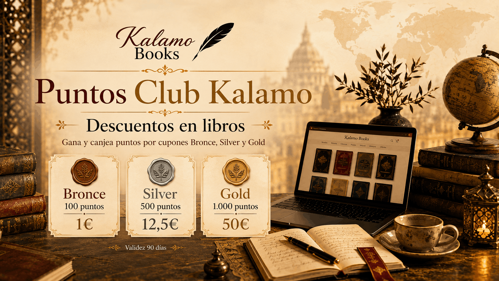 Puntos Club Kalamo: cómo ganar descuentos en tus próximas compras de libros