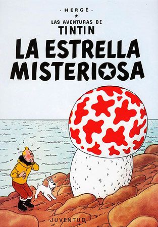 LA ESTRELLA MISTERIOSA, de Hergé | portada del libro