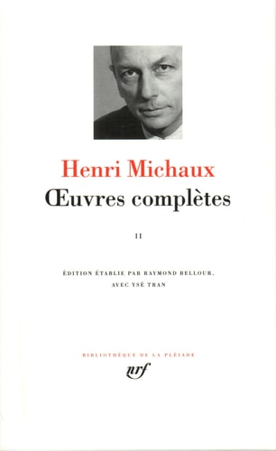 OEUVRES COMPLETES T2, de Henri Michaux | portada del libro