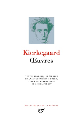OEUVRES T2, de Søren Kierkegaard | portada del libro
