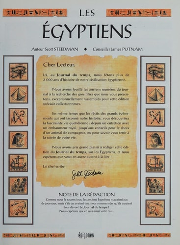 LES EGYPTIENS 2, de Scott Steedman | portada del libro