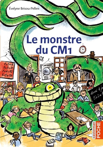 LE MONSTRE DU CM1, de Evelyne Brisou-Pellen | portada del libro