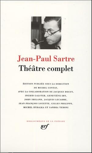 THEATRE COMPLET, de Jean-Paul Sartre | portada del libro