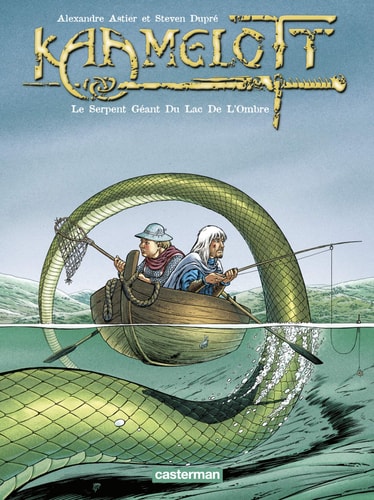 KAAMELOTT -5- LE SERPENT GEANT DU LAC DE L'OMBRE, de Alexandre Astier | portada del libro
