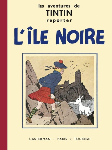 TINTIN PETIT FORMAT NOIR ET BLANC -7- L'ILE NOIRE, de Hergé | portada del libro