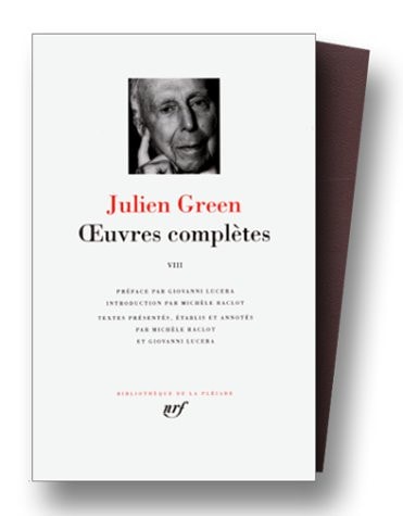 OEUVRES COMPLETES T8, de Julien Green | portada del libro