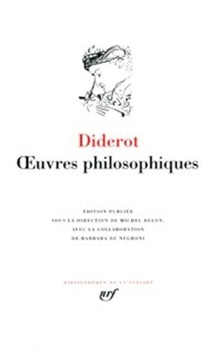 OEUVRES PHILOSOPHIQUES, de Denis Diderot | portada del libro