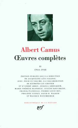 OEUVRES COMPLETES T2, de ALBERT CASMUS | portada del libro