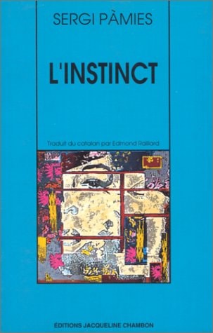 L'INSTINCT, de Sergi Pàmies | portada del libro