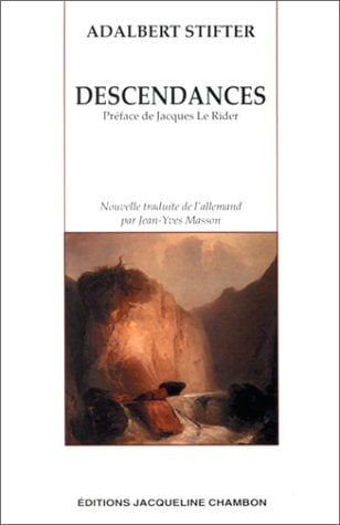 DESCENDANCES, de Adalbert Stifter | portada del libro