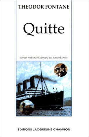 QUITTE, de Theodor Fontane | portada del libro