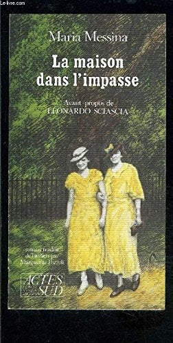 LA MAISON DANS L'IMPASSE, de Maria Messina | portada del libro