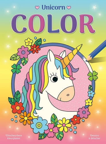 UNICORN COLOR BLOC DE COLORIAGE, de COLLECTIFS GALL | portada del libro