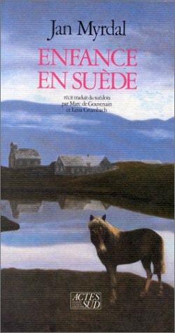 ENFANCE EN SUEDE, de Jan Myrdal | portada del libro