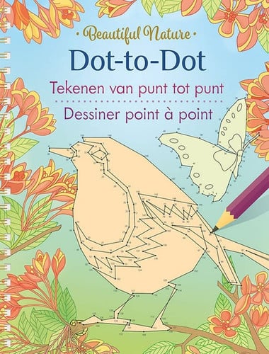 DOT-TO-DOT BEAUTIFUL NATURE, de COLLECTIFS GALL | portada del libro