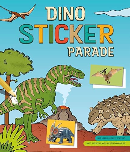 DINO STICKER PARADE, de COLLECTIF | portada del libro