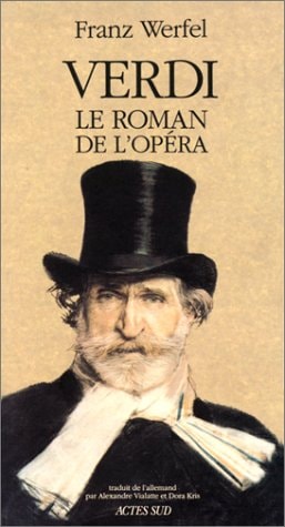 VERDI LE ROMAN DE L'OPERA, de Franz Werfel | portada del libro