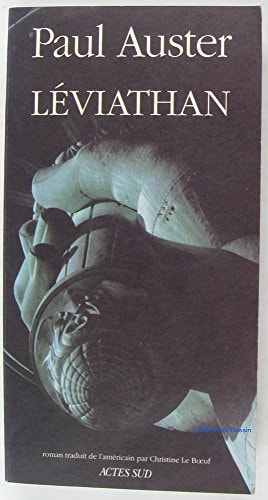 LEVIATHAN, de Paul Auster | portada del libro