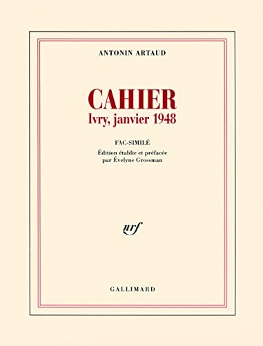 CAHIER IVRY, JANVIER 1948 (2 VOL), de ARTAUD | portada del libro
