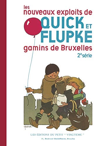 QUICK ET FLUPKE -2- GAMINS DE BRUXELLES FAC-SIMILE NOIR ET B, de Hergé | portada del libro