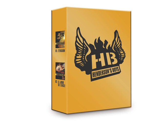 COFFRET HENDERSON 2V- L'EVASION ET LE JOUR DE L'ANGE, de Robert Muchamore | portada del libro