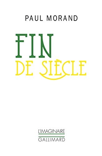 FIN DE SIECLE, de Paul Morand | portada del libro