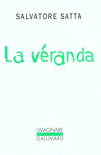 LA VERANDA, de Salvatore Satta | portada del libro
