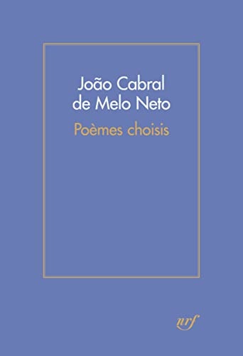 POEMES CHOISIS, de João Cabral de Melo Neto | portada del libro