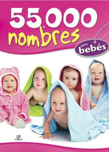 55.000 Nombres para Bebés, de LIBSA | portada del libro