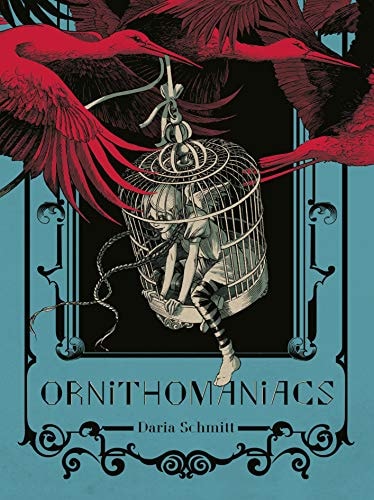 ORNITHOMANIACS, de Daria Schmitt | portada del libro