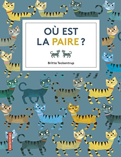 CHERCHE ET TROUVE -OU EST LA PAIRE ? EDITION LUXE NOIR ET BL, de Britta Teckentrup | portada del libro