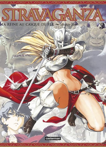 STRAVAGANZA LA REINE AU CASQUE DE FER T3, de Akihito Tomi | portada del libro