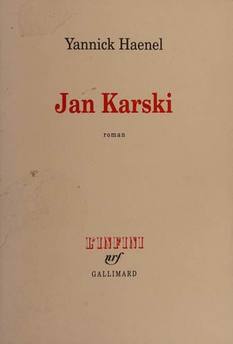 JAN KARSKI, de Haenel | portada del libro