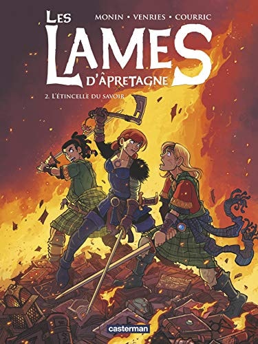 LES LAMES D'APRETAGNE T2 L'ETINCELLE DU SAVOIR, de Luc Venries | portada del libro