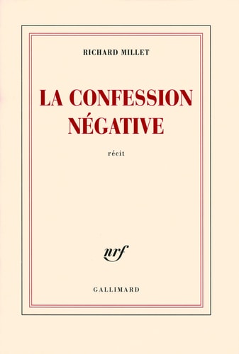 LA CONFESSION NEGATIVE, de Millet | portada del libro