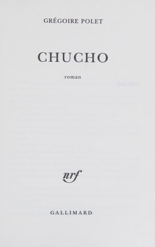 CHUCHO, de Polet | portada del libro