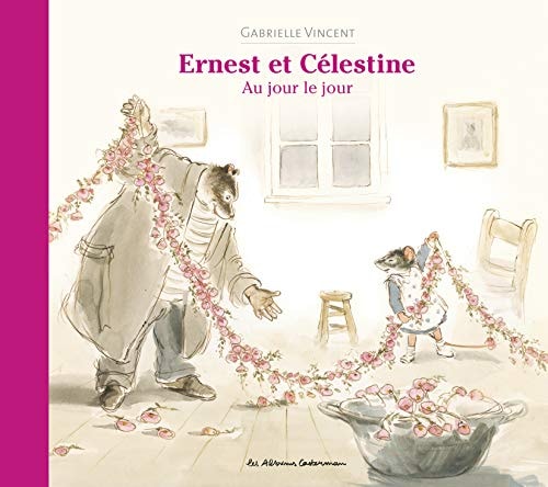 ERNEST ET CELESTINE -AU JOUR LE JOUR DOS TOILE, de Gabrielle Vincent | portada del libro