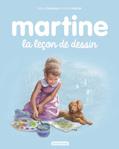 MARTINE -49- LA LECON DE DESSIN NE2017, de Gilbert Delahaye | portada del libro