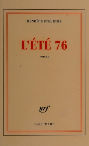 L'ETE 76, de Duteurtre | portada del libro