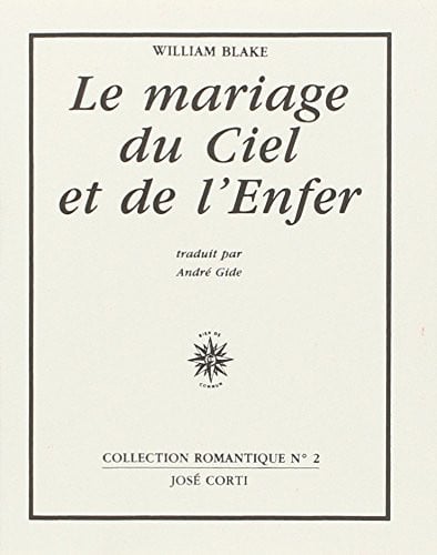 LEMARIAGE DU CIEL ET DE L ENFER, de BLAKE WILLIAM | portada del libro