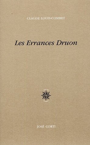 ERRANCES DRUON, de LOUIS-COMBET CL | portada del libro