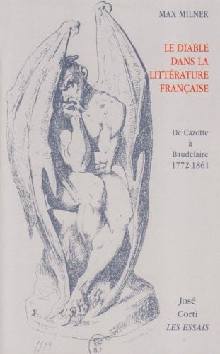 LE DIABLE DANS LA LITTERATURE FRANCAISE, de MILNER MAX | portada del libro