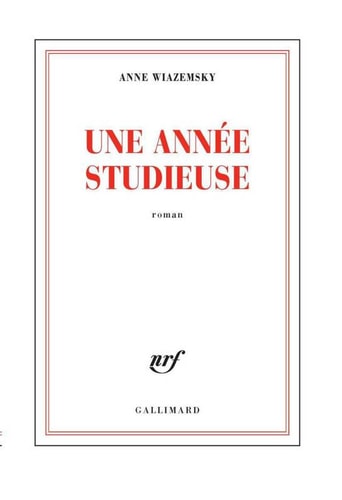 UNE ANNEE STUDIEUSE, de ANNE WIAZEMSKY | portada del libro