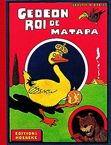 GEDEON ROI DE MATAPA, de Benjamin Rabier | portada del libro