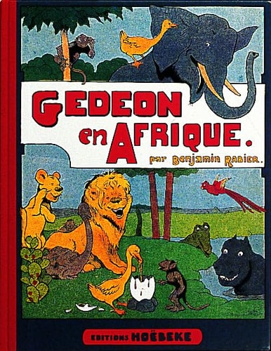 GEDEON EN AFRIQUE, de Benjamin Rabier | portada del libro