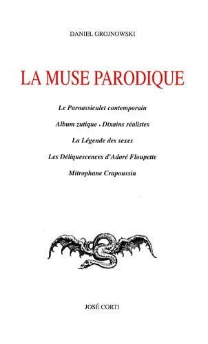LA MUSE PARODIQUE, de GROJNOWSKI DANI | portada del libro