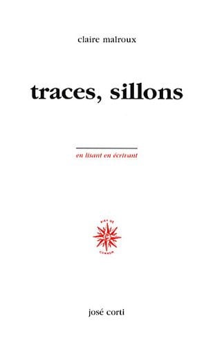 TRACES SILLONS, de MALROUX CLAIRE | portada del libro