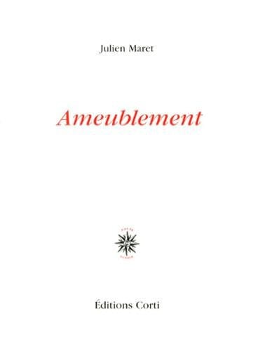 AMEUBLEMENT, de MARET JULIEN | portada del libro
