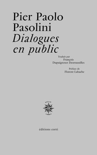 DIALOGUES EN PUBLIC, de PASOLINI PIER P | portada del libro